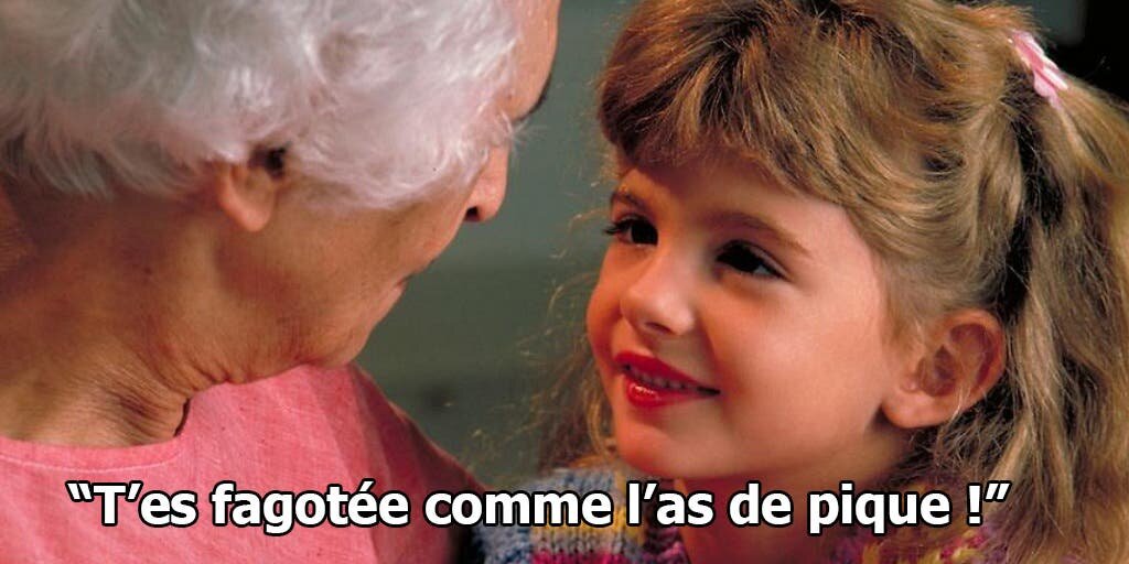 mamie et petite fille
