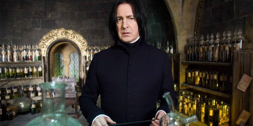 Severus Rogue d'Harry Potter (Alan Rickman) s'est étein...