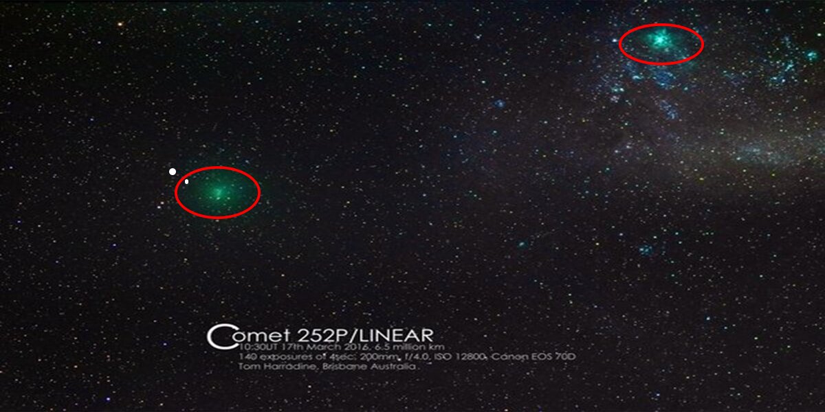 Deux nouvelles comètes étaient visibles à l'oeil nu dan...