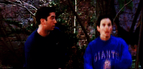 Monica et Ross font les lapins