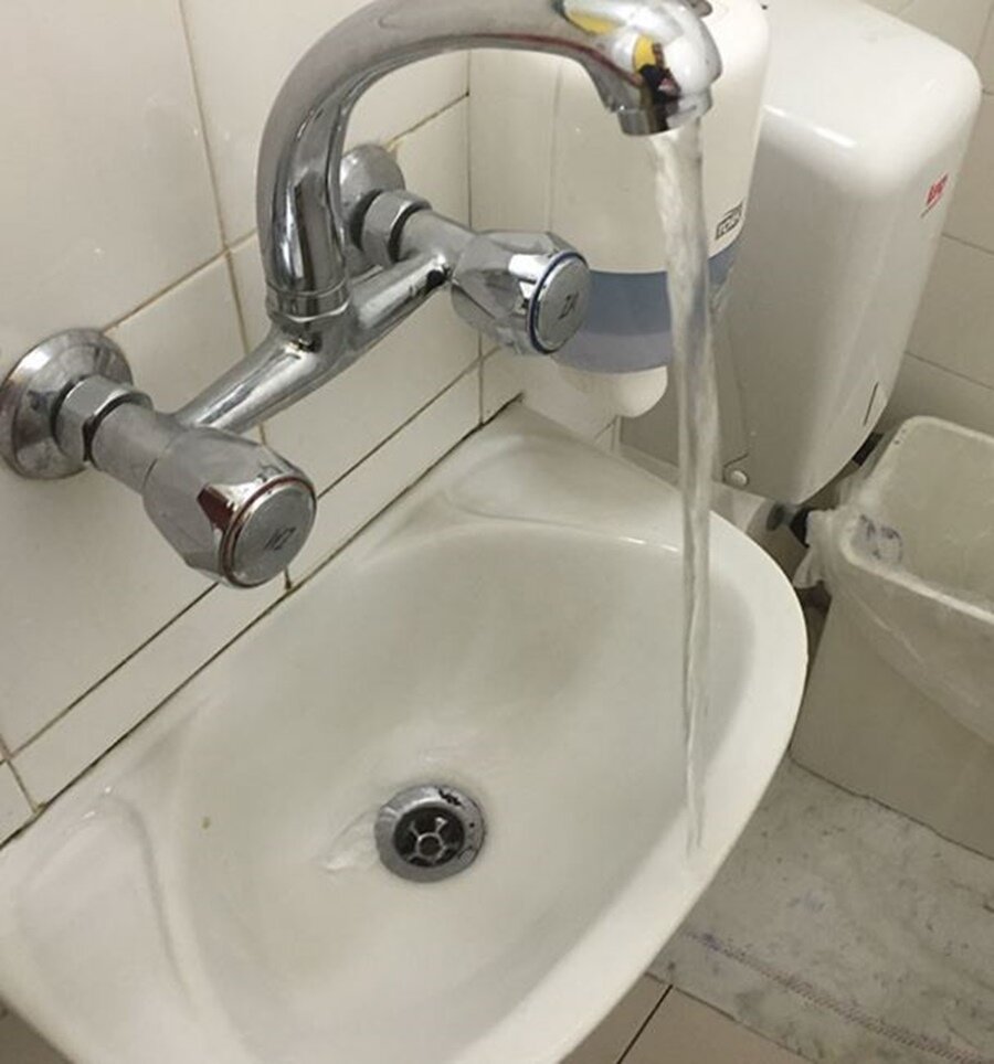 robinet, eau, raté