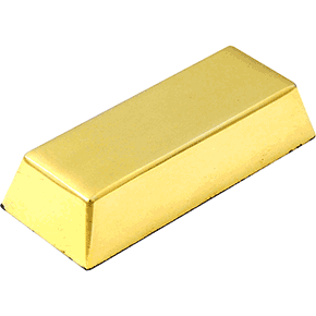 lingot, or, brillant, métal, riche