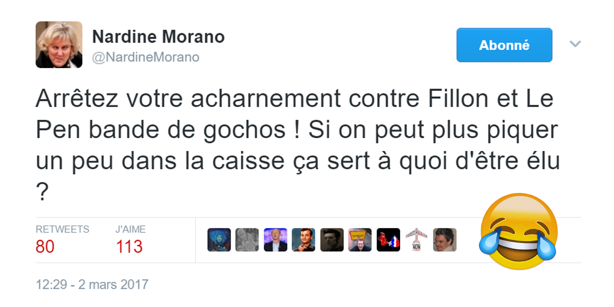 Fillon maintient sa candidature, les Twittos détruisent...
