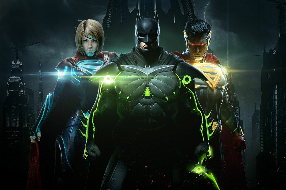 affiche, jeu, injustice 2