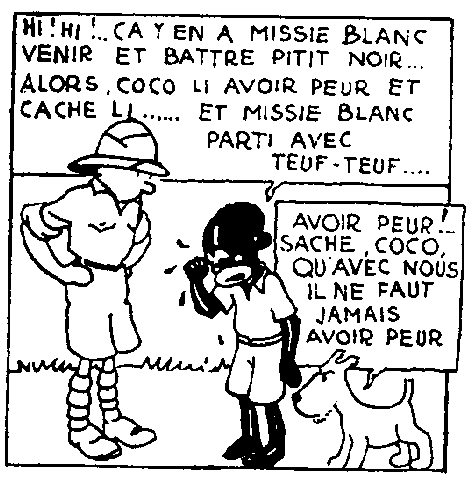 bande dessinee, tintin, congo, petit negre