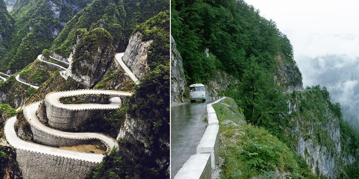 14 routes où vous avez une chance sur deux de mourir