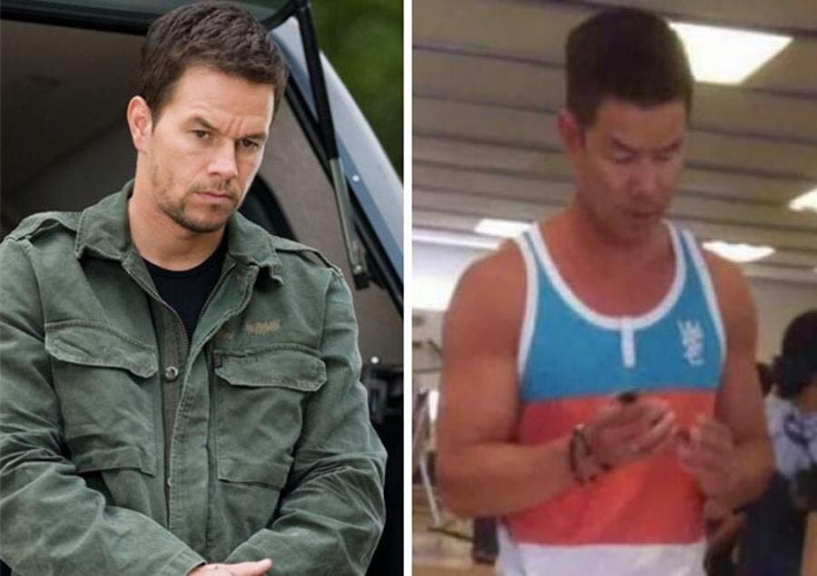 Mark Wahlberg sosie asiatique