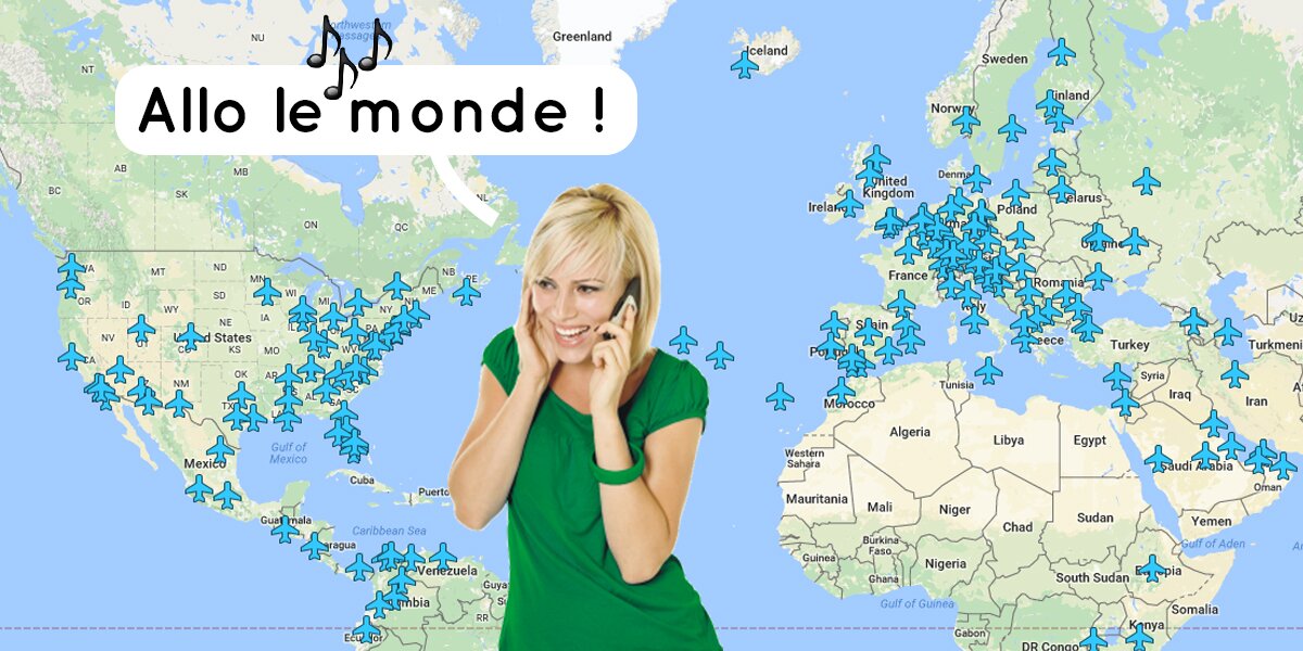 Il crée une carte qui réunit les codes Wi-Fi des aéropo...