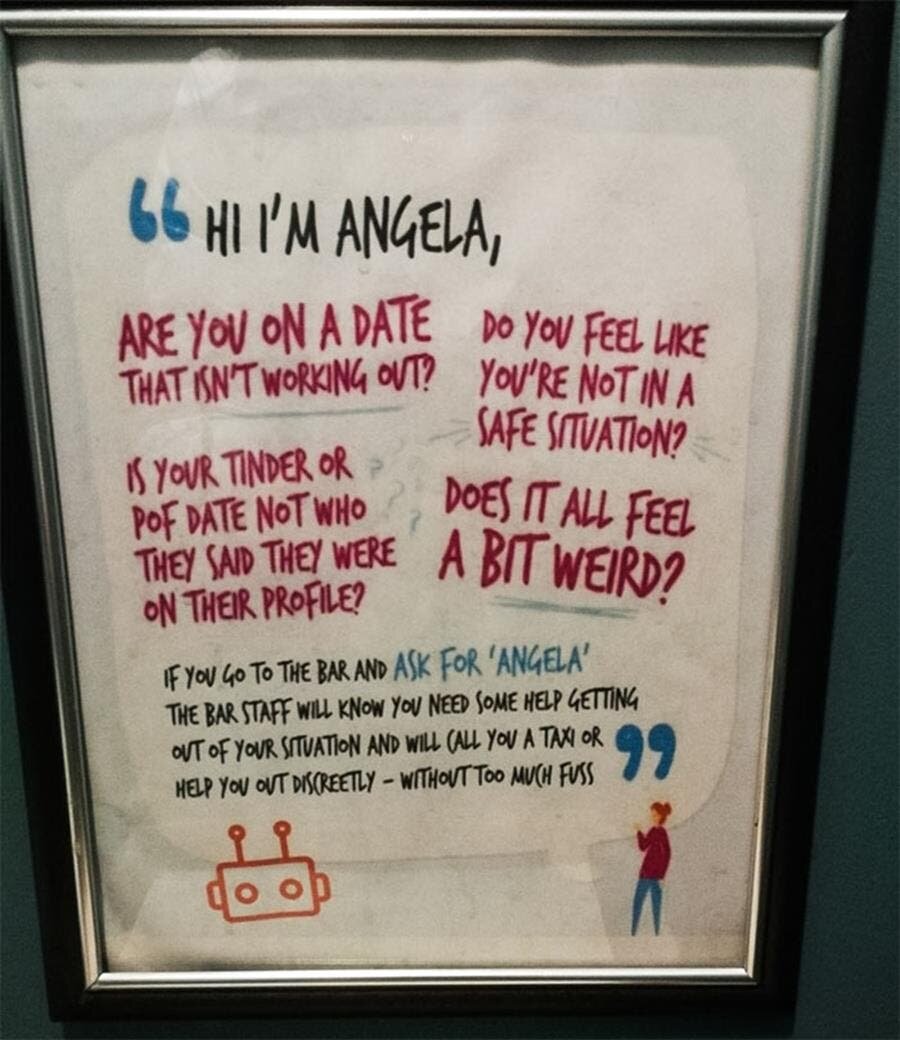 angela, dates, tinder