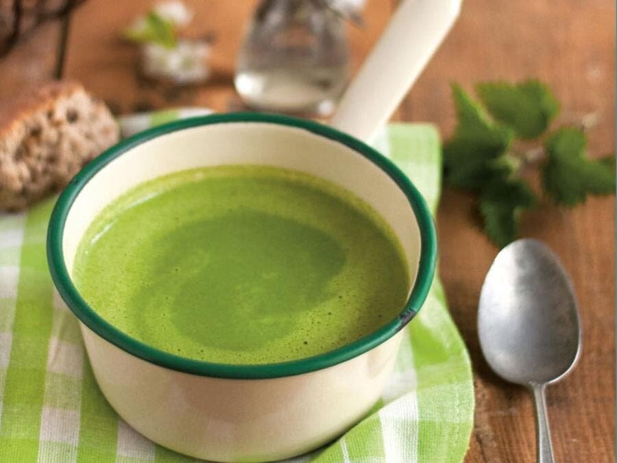 soupe, orties, bol