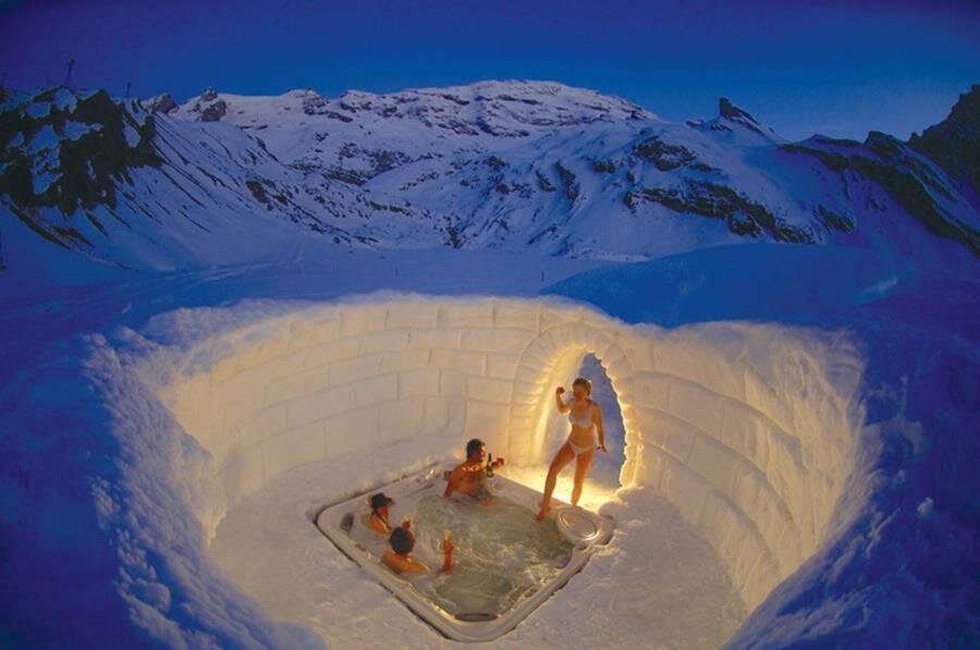 igloo, hôtel