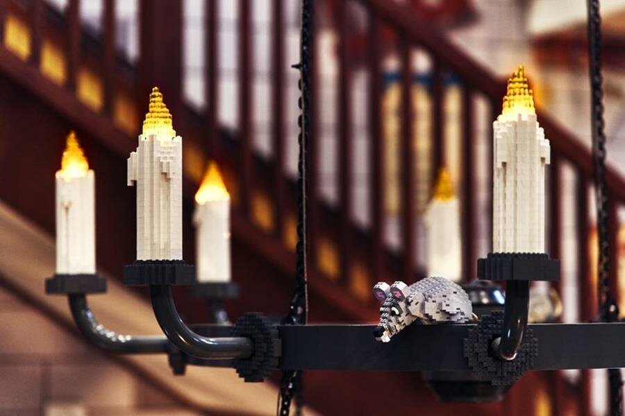 chandelier, lego