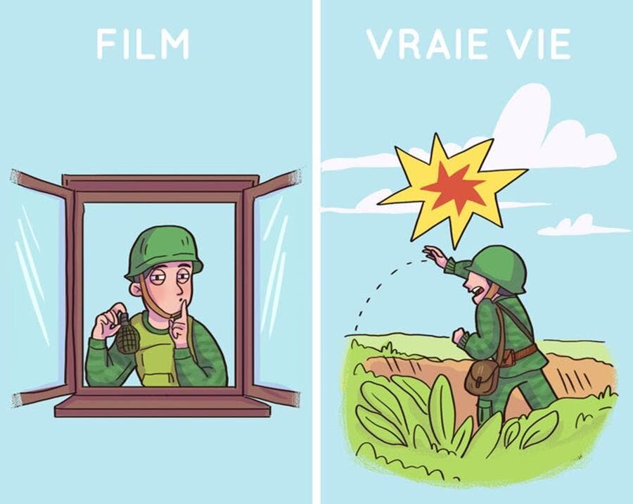mythe, films, grenade