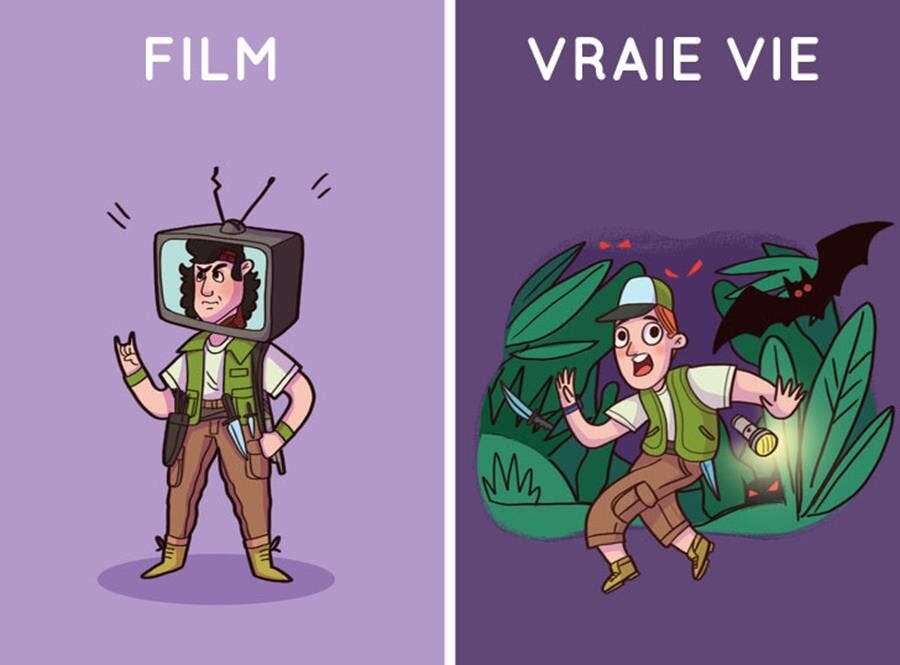 mythe, films, émission de survie