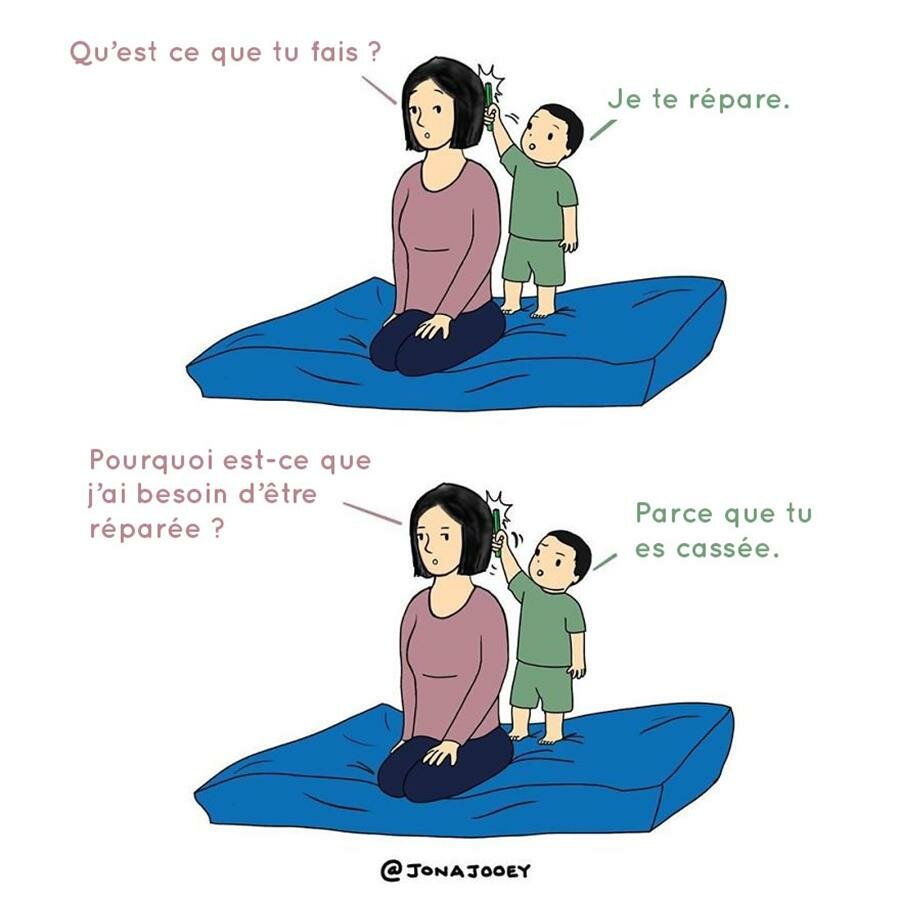bd, logique alternative, enfant, réparer