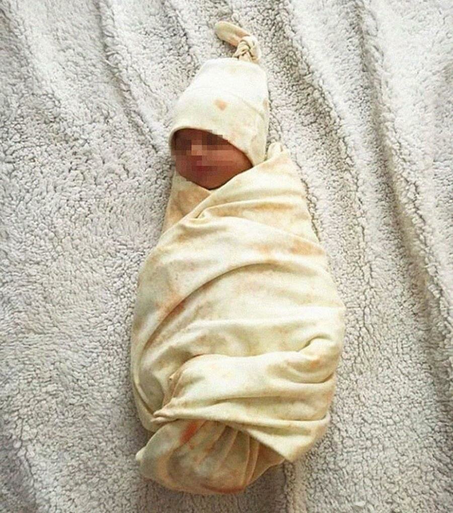 bÃ©bÃ©, couverture, fajitas
