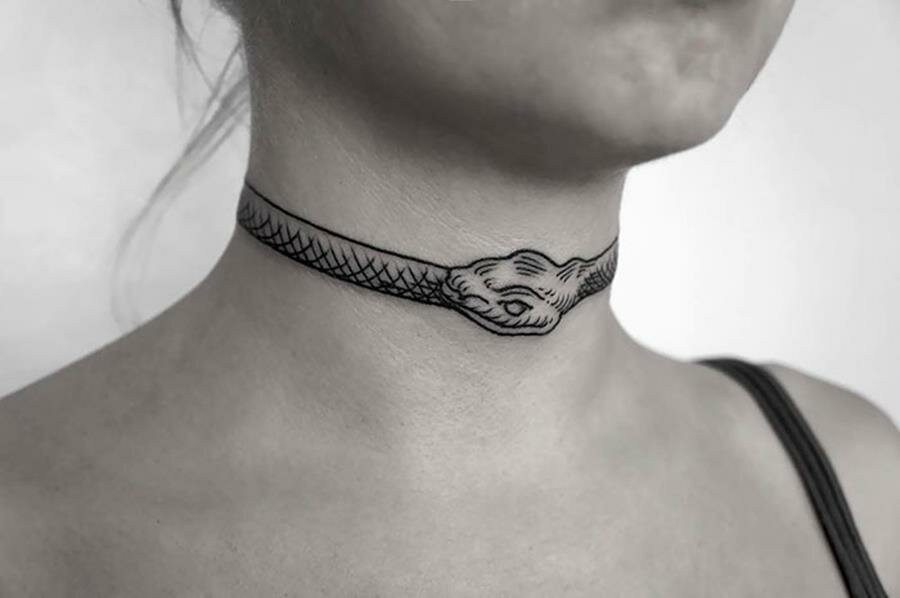 collier, serpent