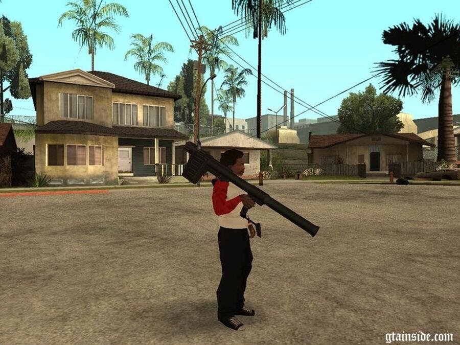 bazooka, gta