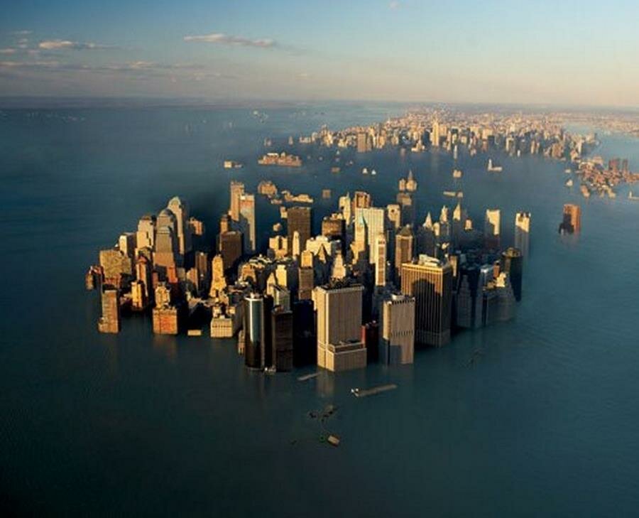 new york, eau, simulation