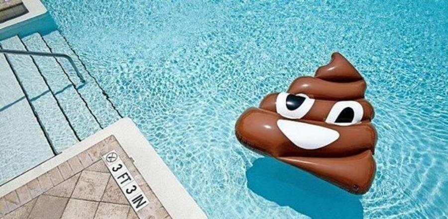 bouÃ©e, caca, piscine