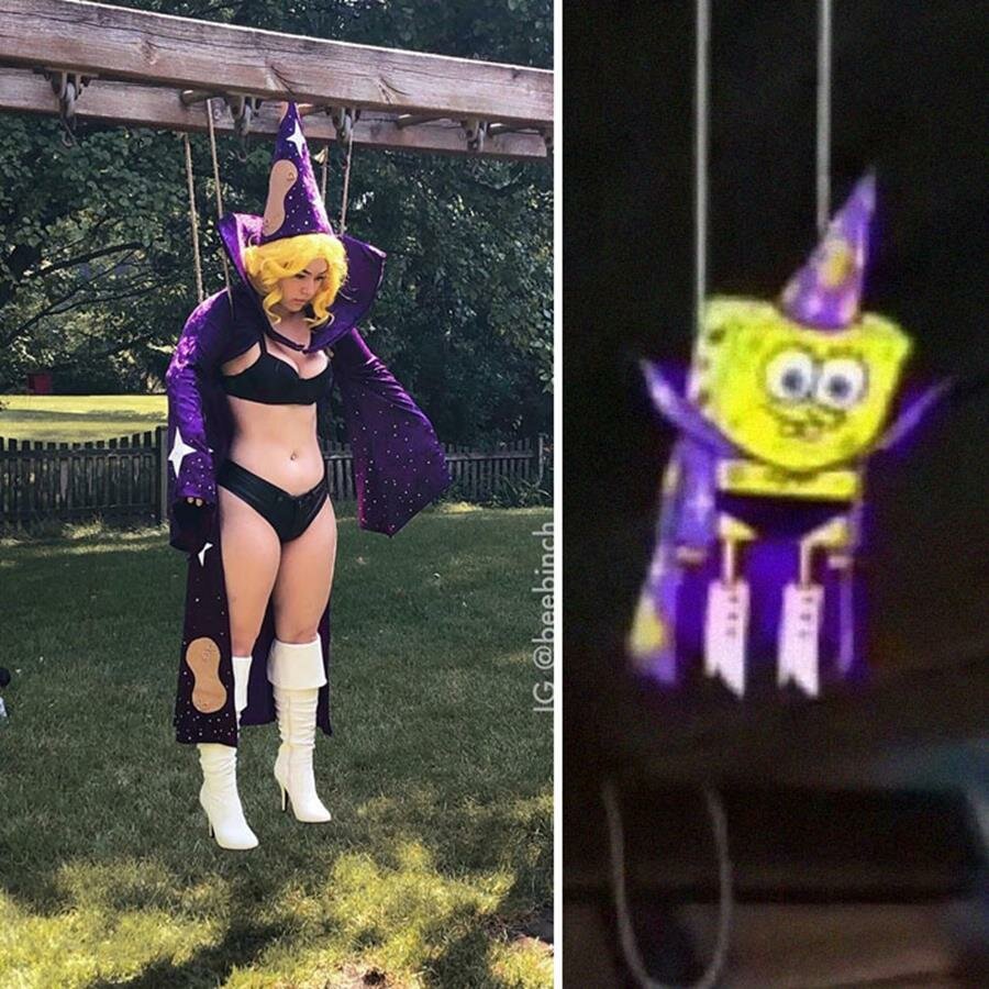 cosplay, beebinch, bob l'éponge