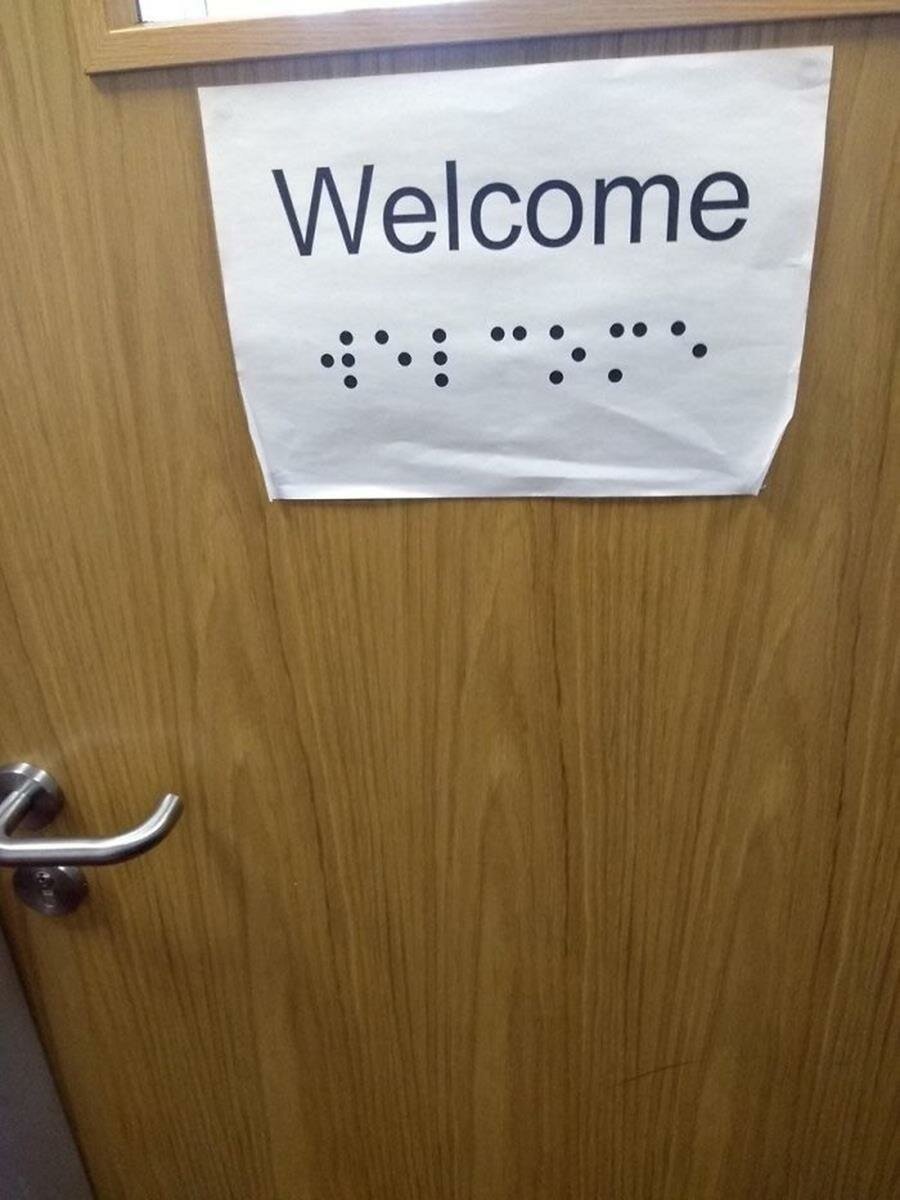 écriture, braille, imprimée