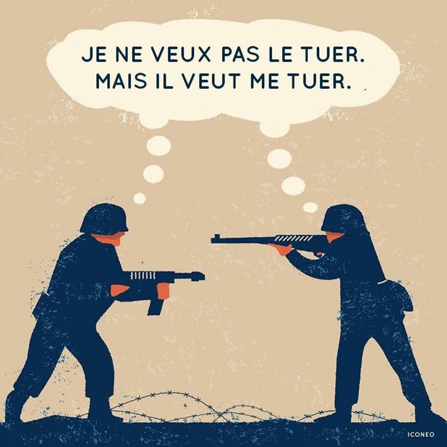 illustration, iconeo, guerre