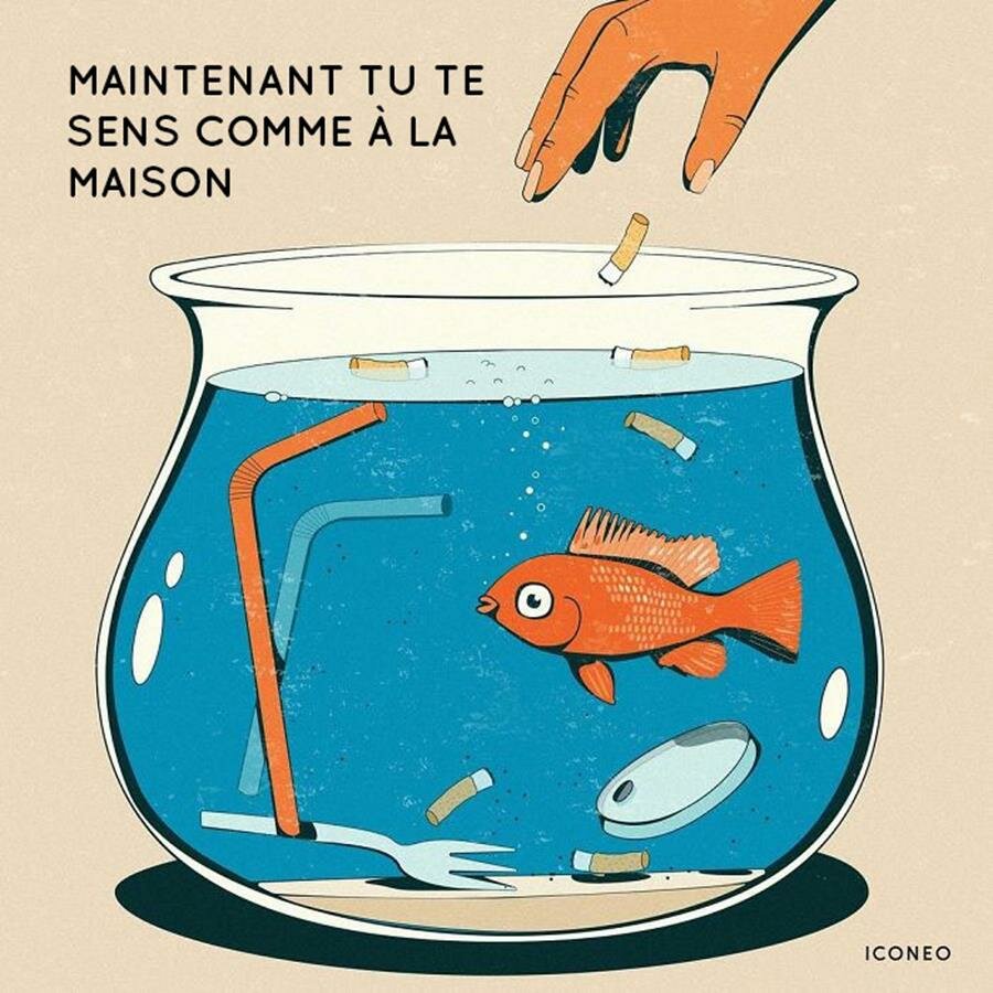 illustration, iconeo, poisson
