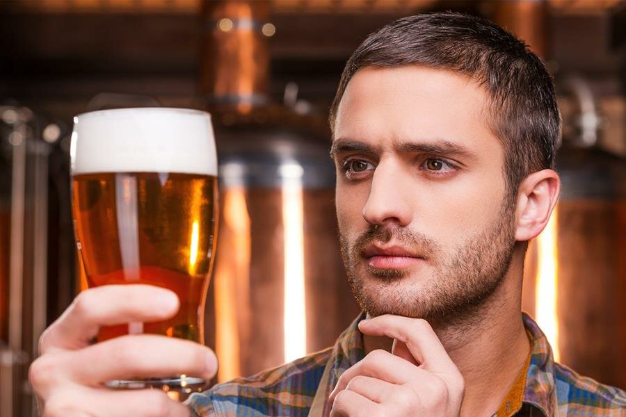 regarder, bière