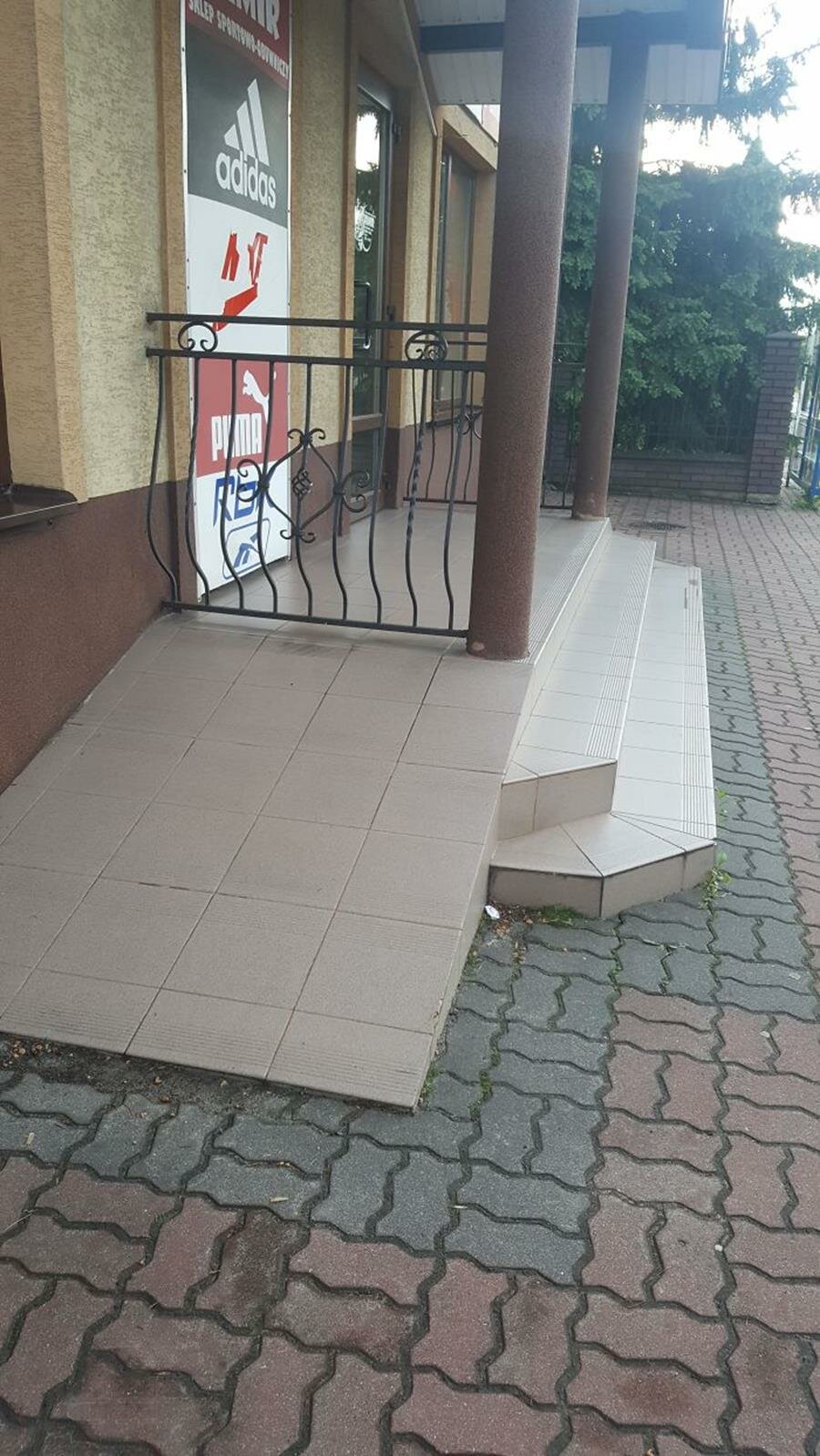 barrière, accès, magasin