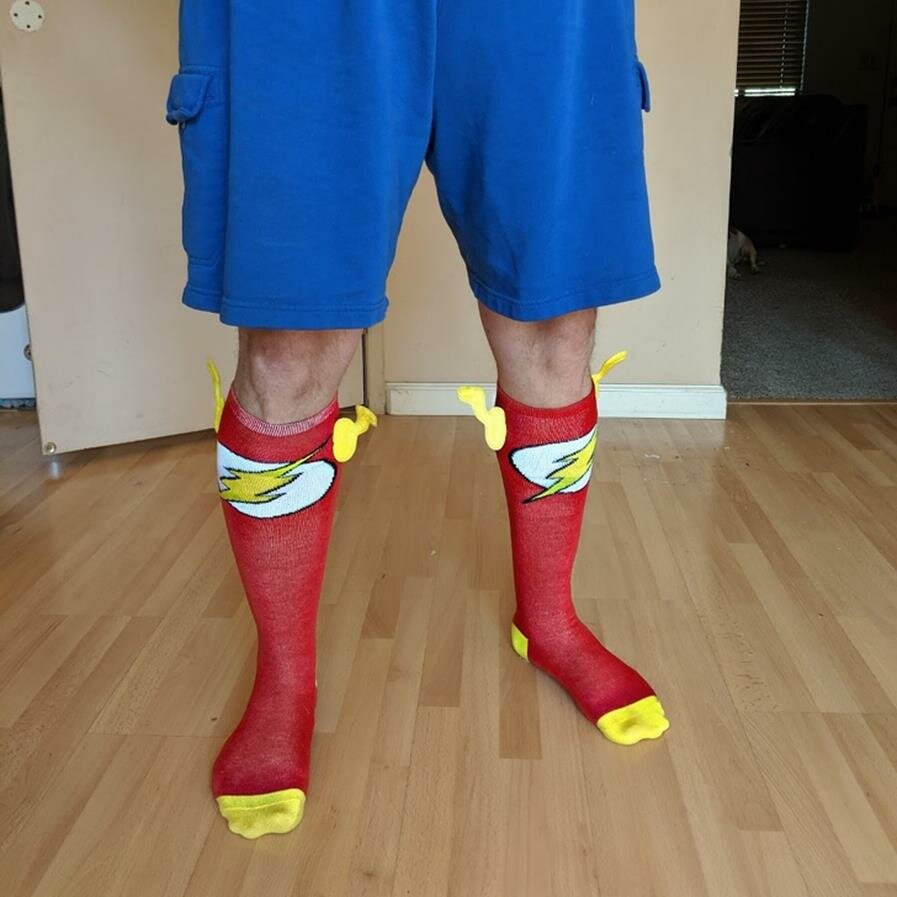 chaussettes, flash
