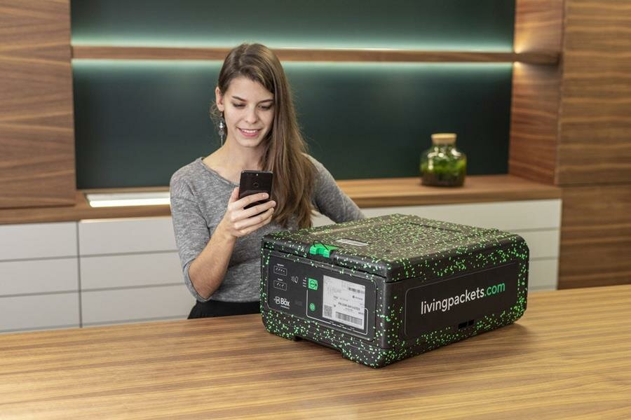 the box, livingpackets, colis réutilisable