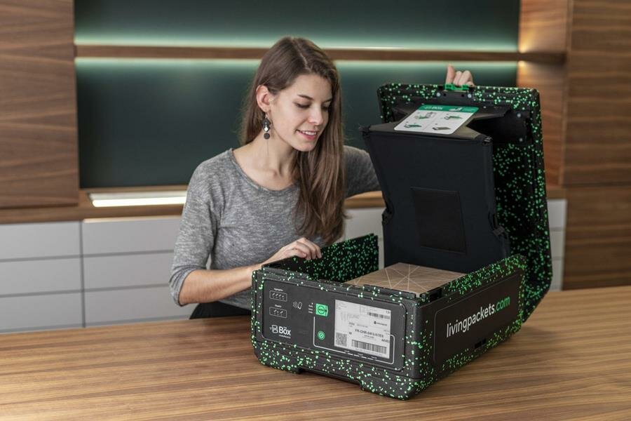 the box, livingpackets, colis réutilisable