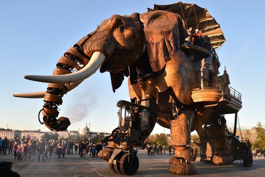 éléphant, nantes, machines de l'île