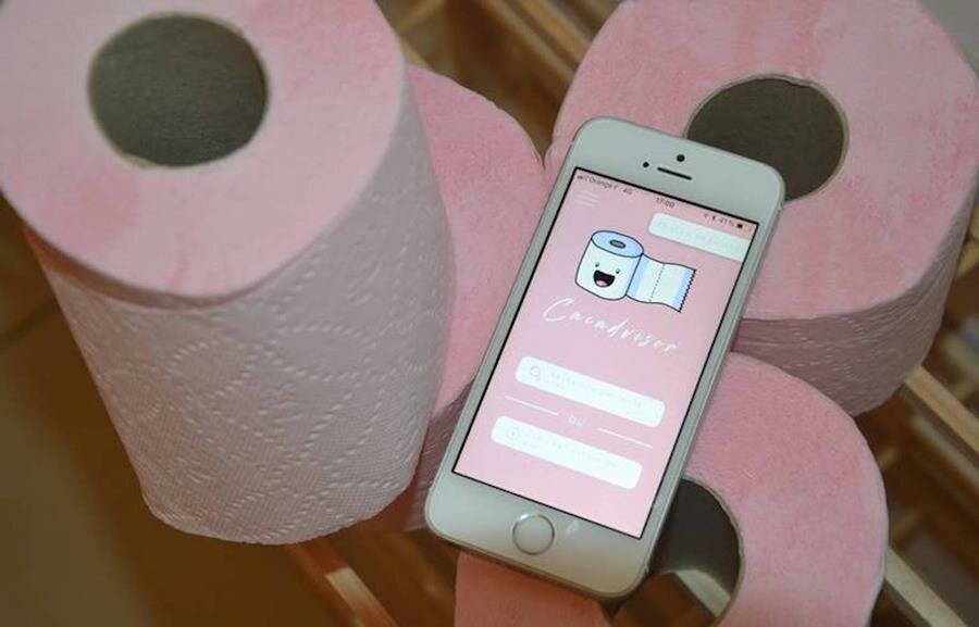 portable, rouleaux de papier toilette, pq