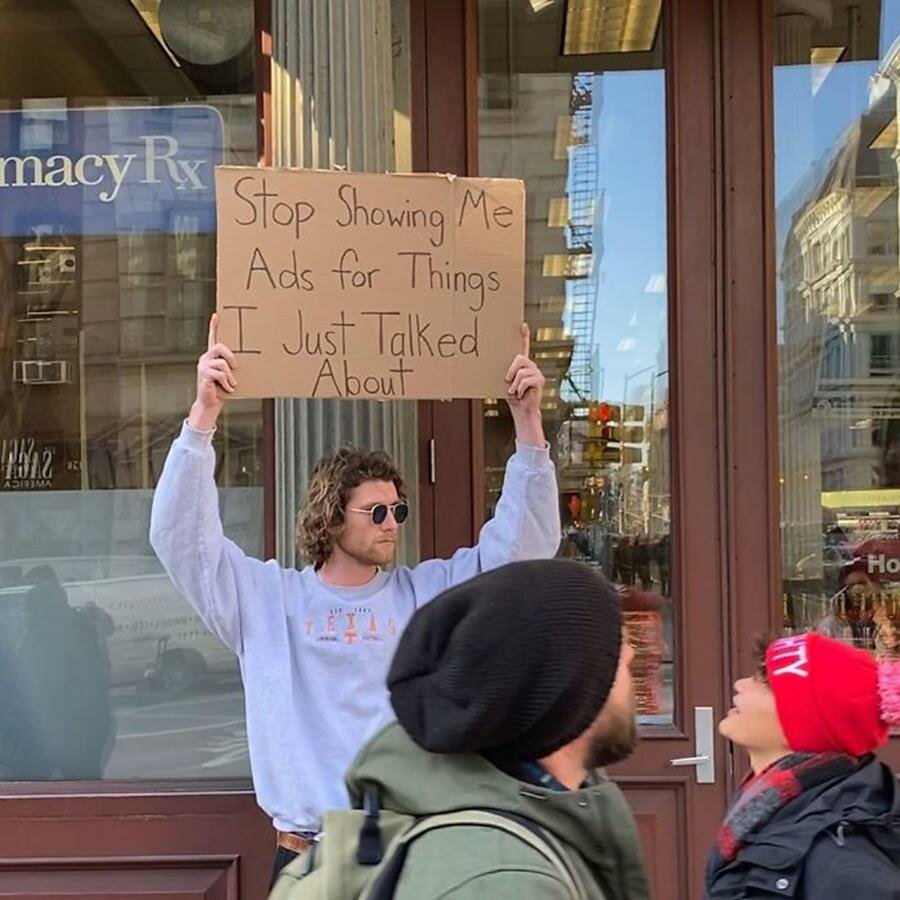 mec, pancarte, manifester