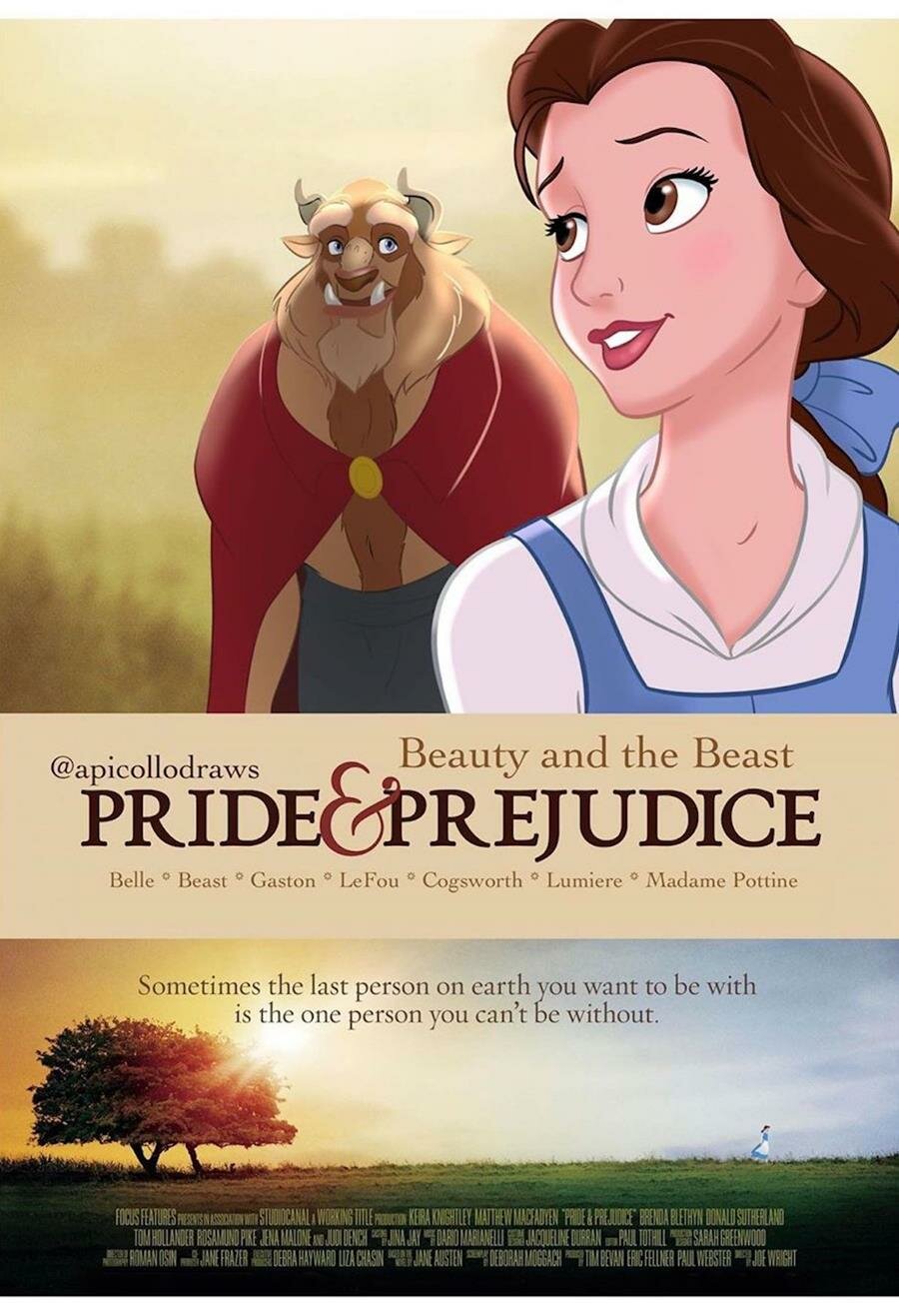 16 affiches de films réinventées avec des personnages de Disney
