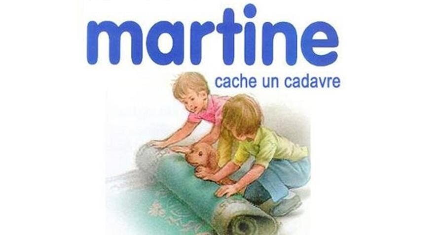 martine, couverture, détournement