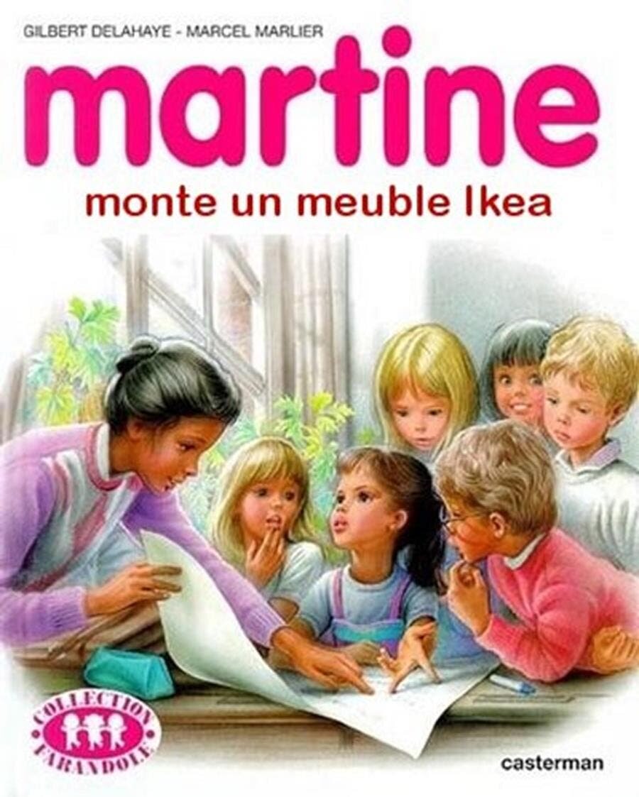 martine, couverture, détournement