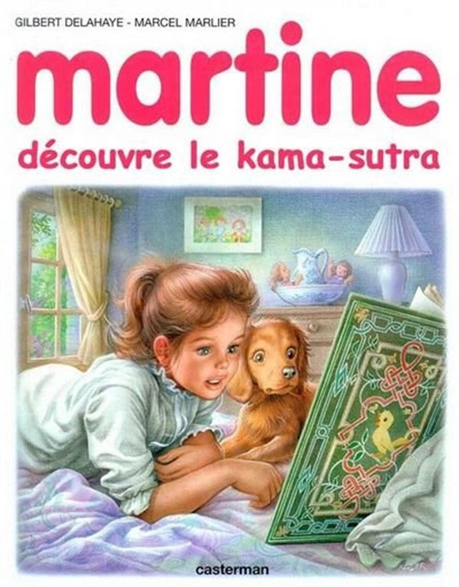 martine, couverture, détournement