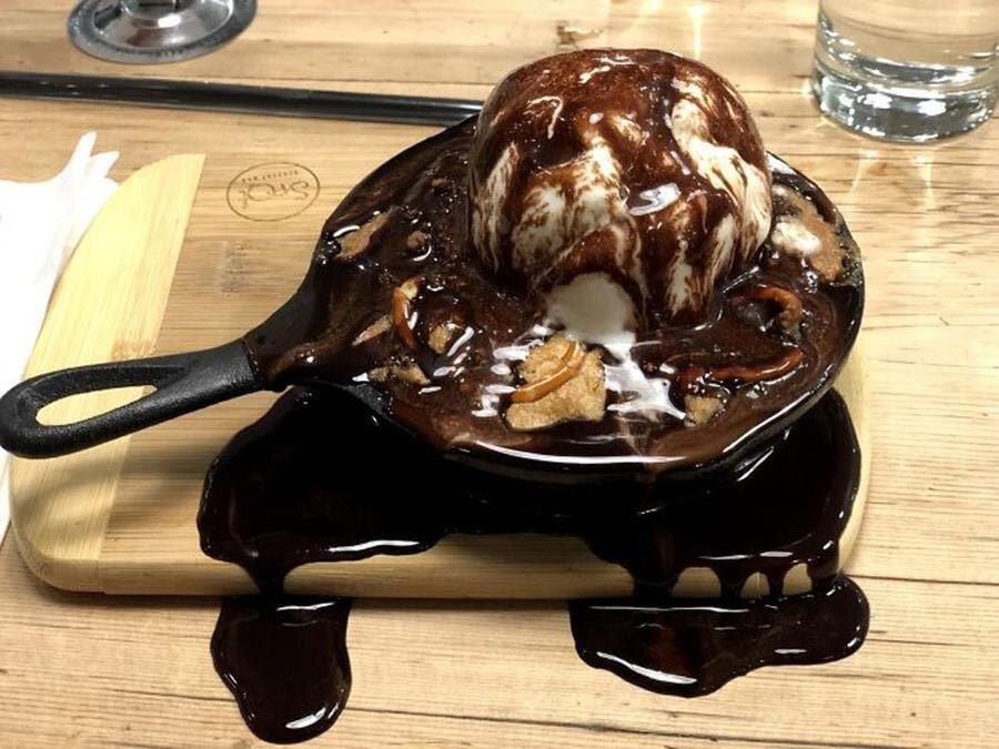 chocolat, sauce, dessert