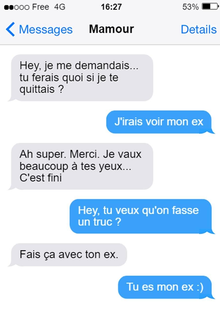 SMS, drÃ´le, capture d'Ã©cran