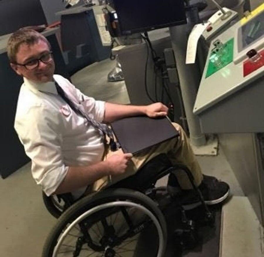 handicapé, guide, retraite