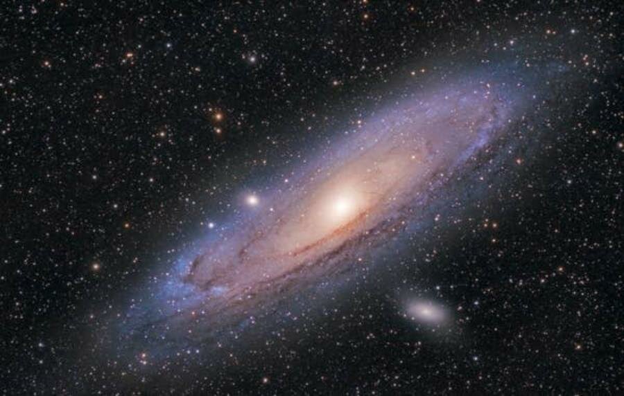 andromède, voie lactée, galaxie, espace, étoiles