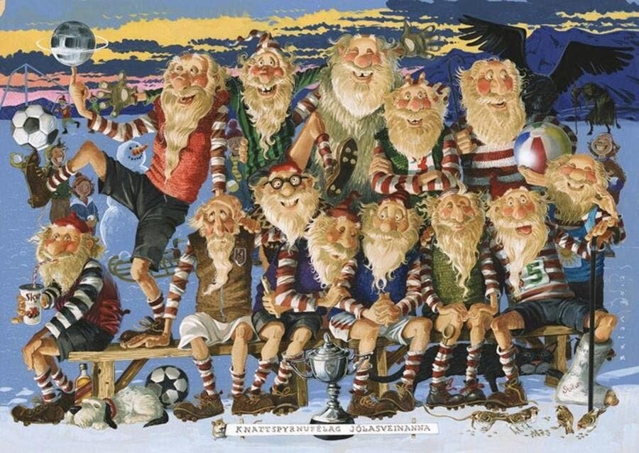 yule, lad, nains, folklore, noël