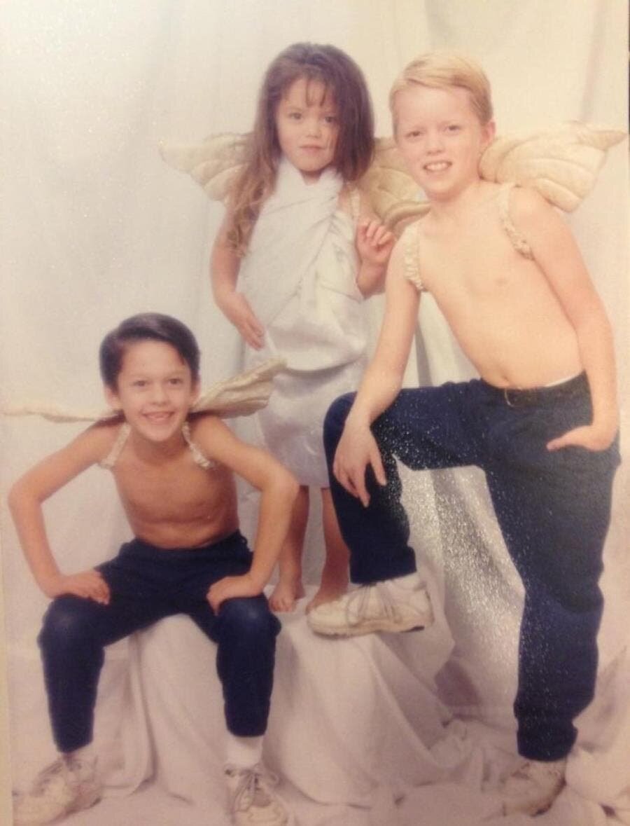 ange, photo, enfance, humour