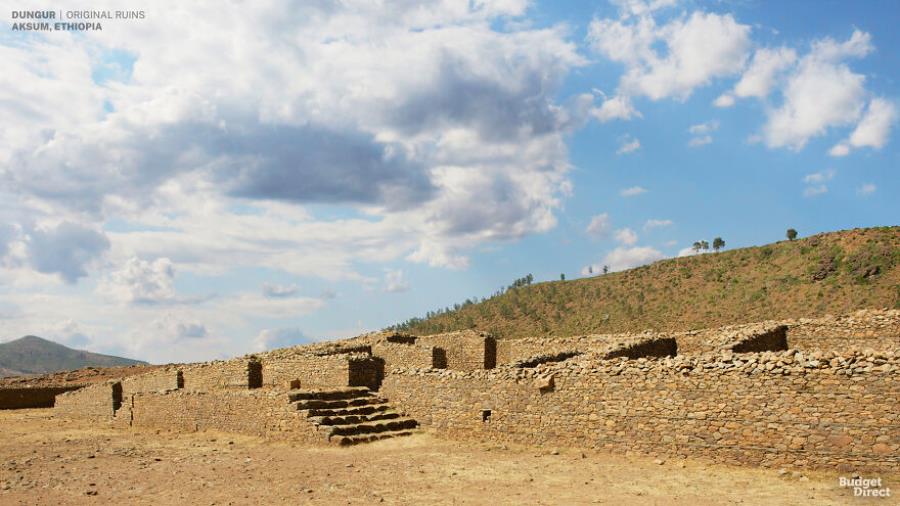 ruines, palais,Ã©thiopie