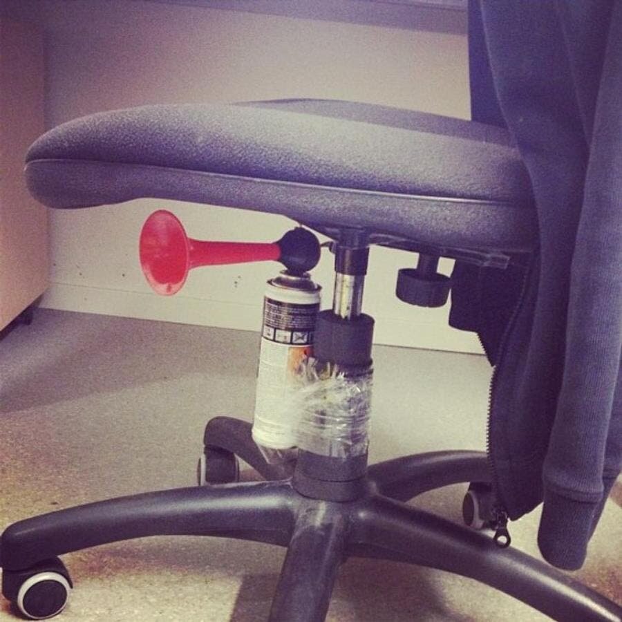 farce, insolite, travail, employé