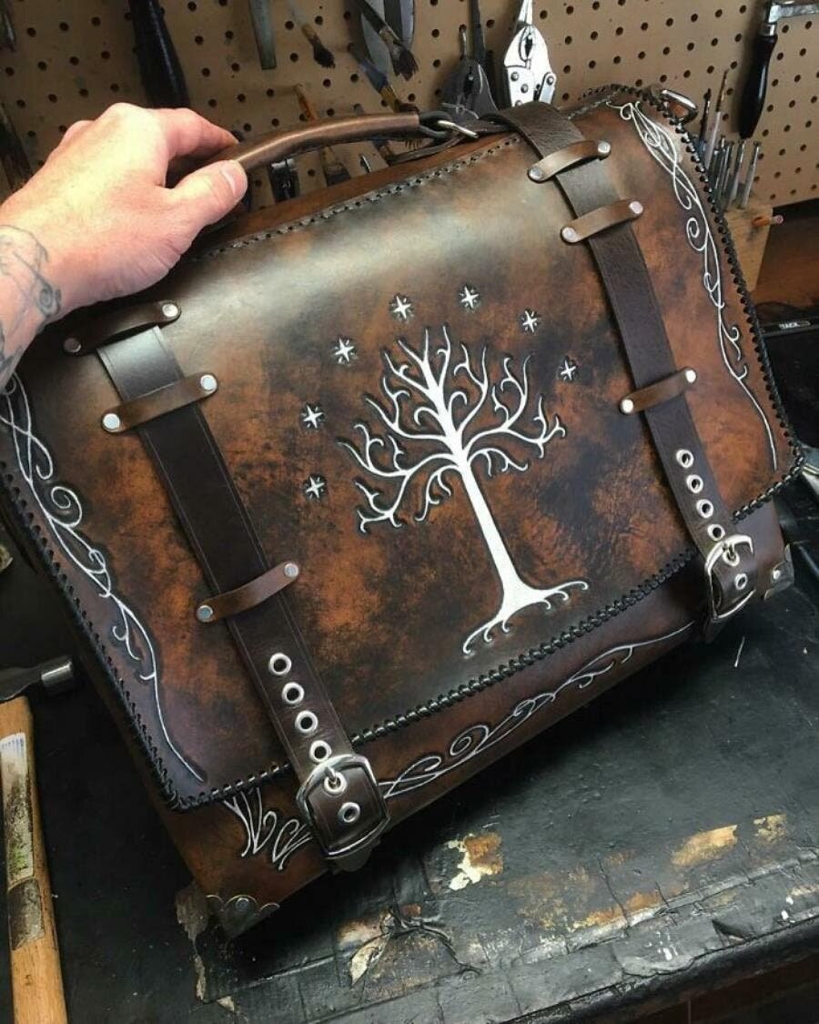 sac en cuir, personnalisÃ©