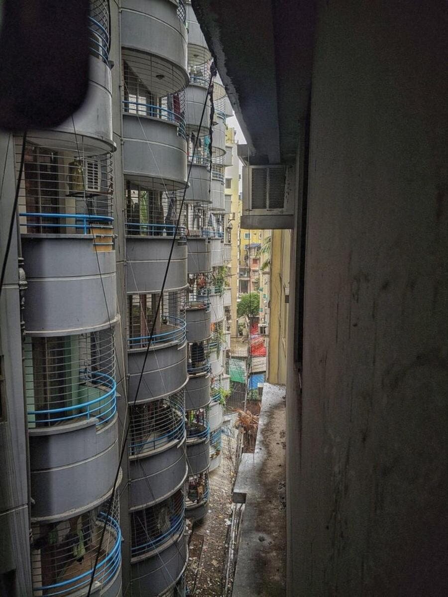 vue, immeuble, insolite, déco